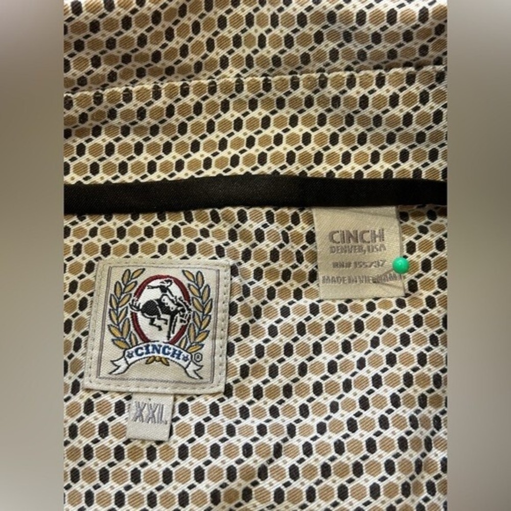CINCH  XXLarge Mens Long‎ Sleeve Western Button-Down Shirt - Picture 6 of 6